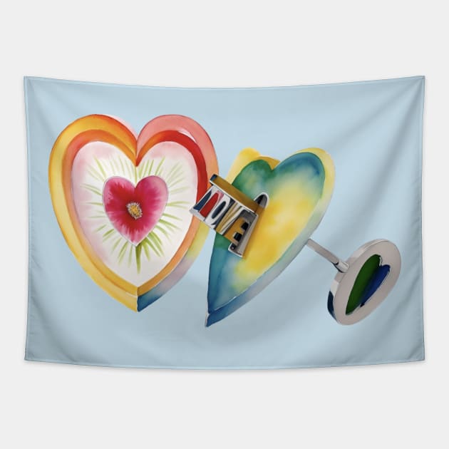 Key To The Heart Tapestry by The Birth Of Optima