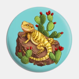 Cute Bearded Dragon Pin