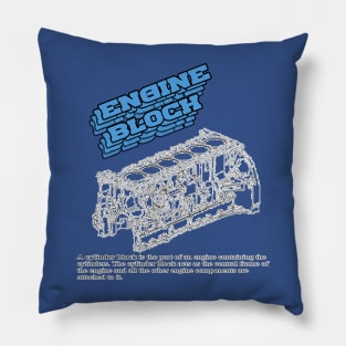 Engine block definiton Pillow