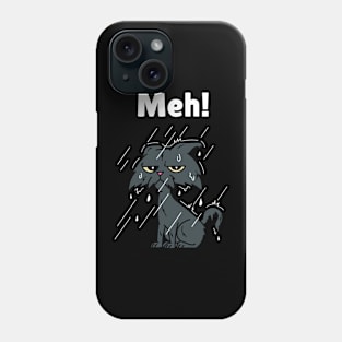 Classy Mood Cat - Meh Phone Case