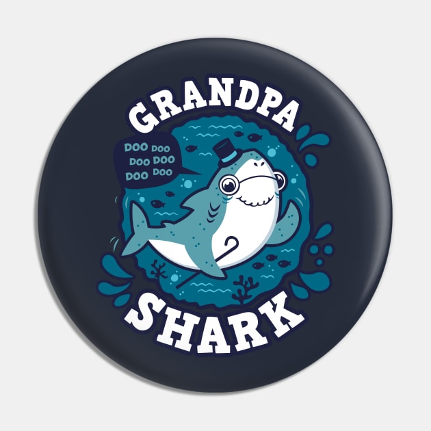 Grandpa Shark (trace) Pin by Olipop