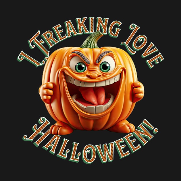 I Freaking Love Halloween! by ZombieTeesEtc