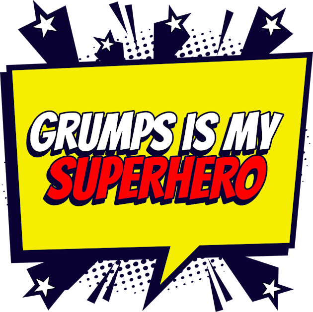 Grumps is my Superhero Kids T-Shirt by Neon-Light