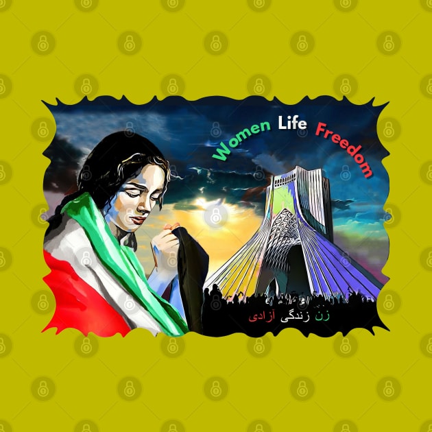 IRAN / Women Life Freedom  « زن زندگی آزادی » by doniainart