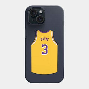 Anthony Davis Jersey Gold Qiangy Phone Case