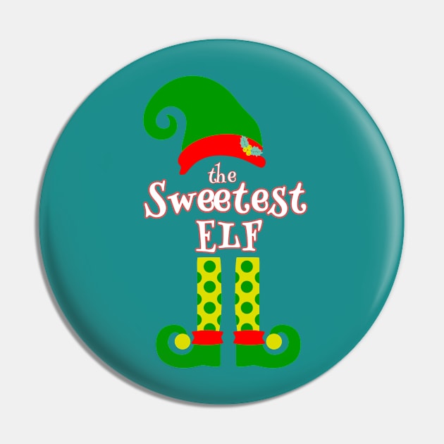 The Sweetest Elf Family Matching Christmas 2020 Gift  Pin by NiftyGiggles