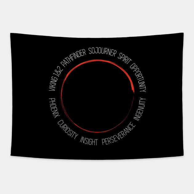 Mission: Mars Lander Tapestry by photon_illustration