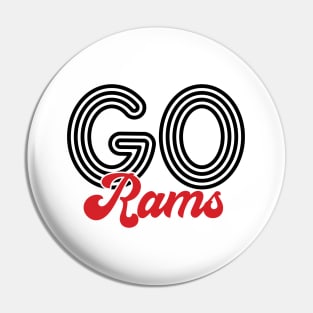 Go Rams Pin