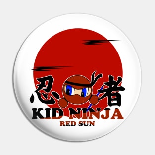 Kid Ninja Red Sun - Anime Manga Pin