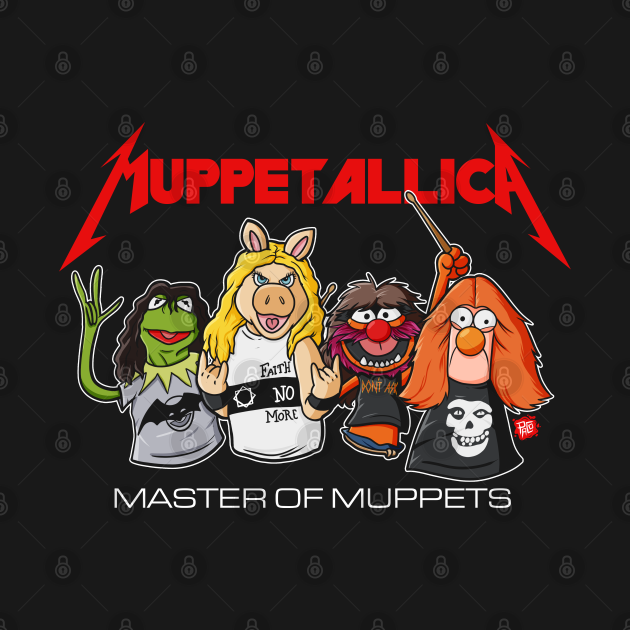 Discover Muppetallica - Muppets - T-Shirt