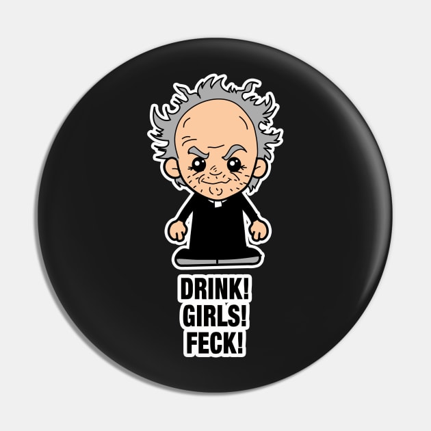 Lil Father Jack - Drink Pin by TopNotchy