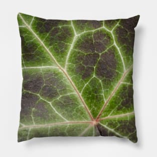 Leaf Lightning. Nature Photography Pillow