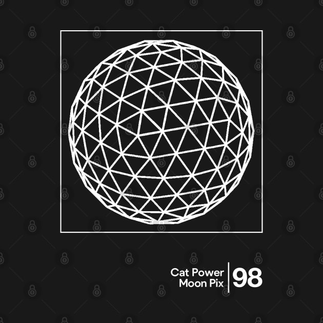 Cat Power - Moon Pix / Minimalist Artwork Design by saudade