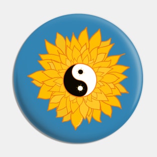 Peace Love & Sunflowers: YinYang Pin