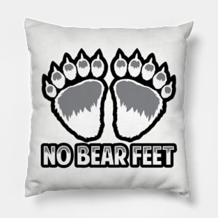 No Bear Feet Pillow