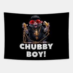 Chubby Boy White Tapestry