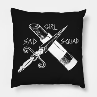 Sad Girl Squad Pillow