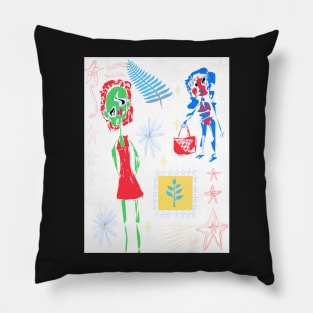 Funky girls Pillow