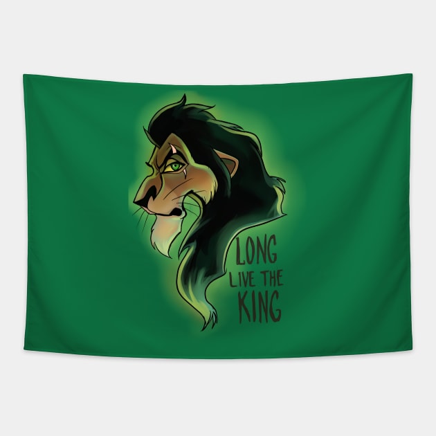 Long Live The King Tapestry by SophieScruggs