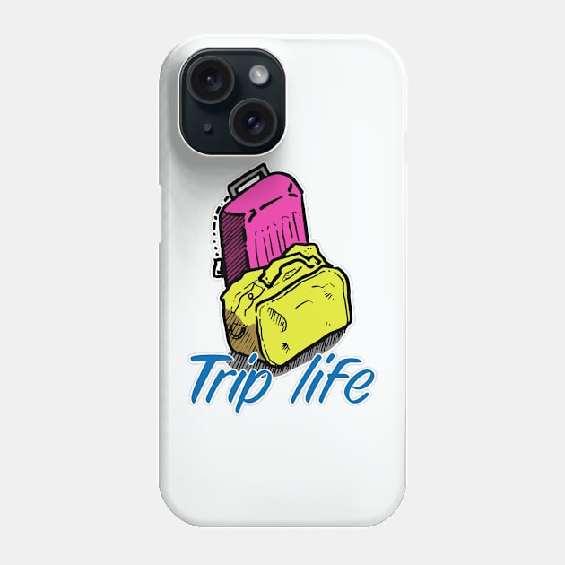 Trip life Phone Case by Rob