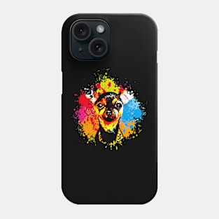 chihuahua watercolor Phone Case