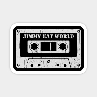 Jimmy Eat World - Vintage Cassette White Magnet