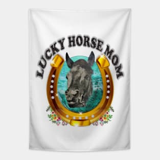 Lucky Horse Mom Tapestry