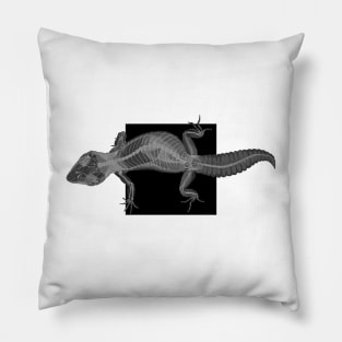 Leopard Gecko Skeleton Pillow