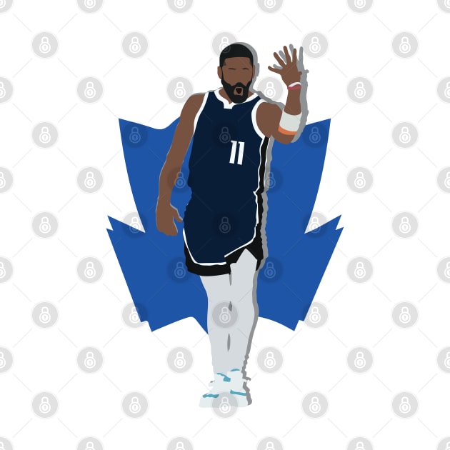 Kyrie Irving Left-handed Skyhook Dallas Mavericks Collage by Jackshun