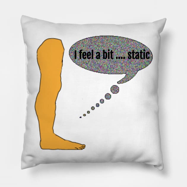 talking foot Pillow by CyppherProject