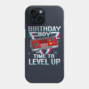 Birthday Boy Time To Level Up Retro Gamer Video Games Phone Case