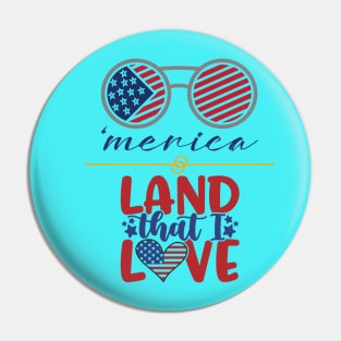 Land That I Love Pin