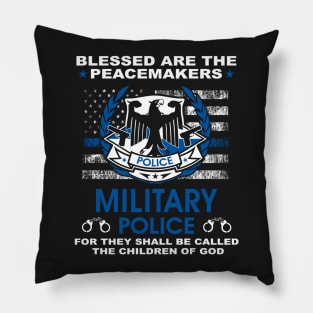 Military Police  – Blessed Are The PeaceMakers Pillow