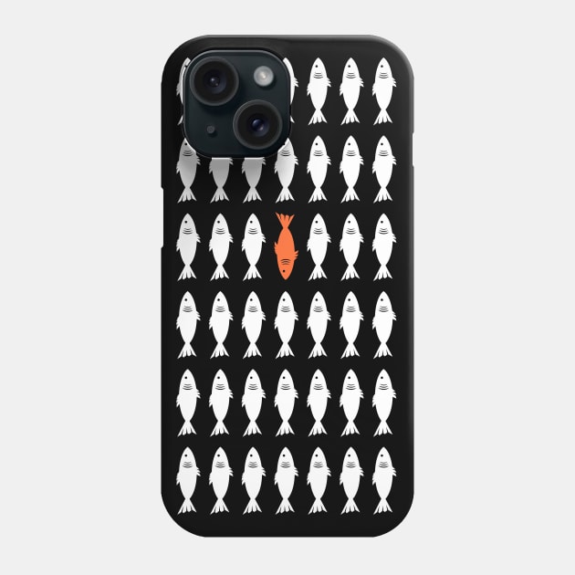 Against the Mainstream Phone Case by Drop23