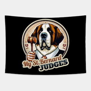 Judge St. Bernard Tapestry