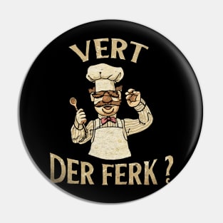 Swedish Chef VINTAGE RETRO Pin