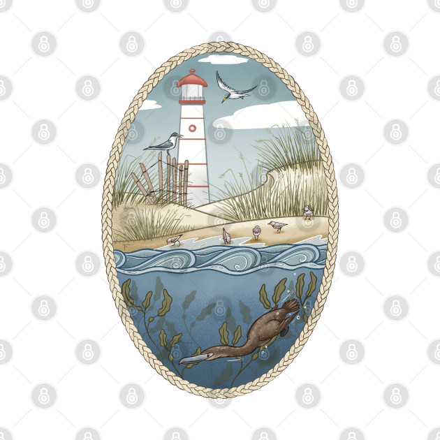 Coastal Beach Birds by Bee and Clover Designs