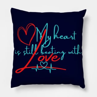 BEATING WITH LOVE! Pillow