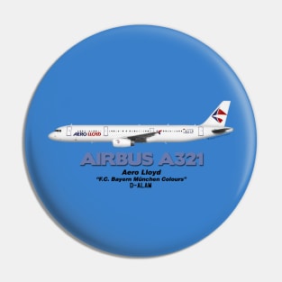 Airbus A321 - Aero Lloyd "FC Bayern München" Pin