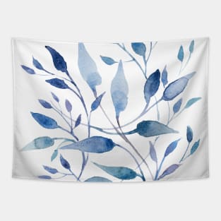 Watercolor leaves Tapestry