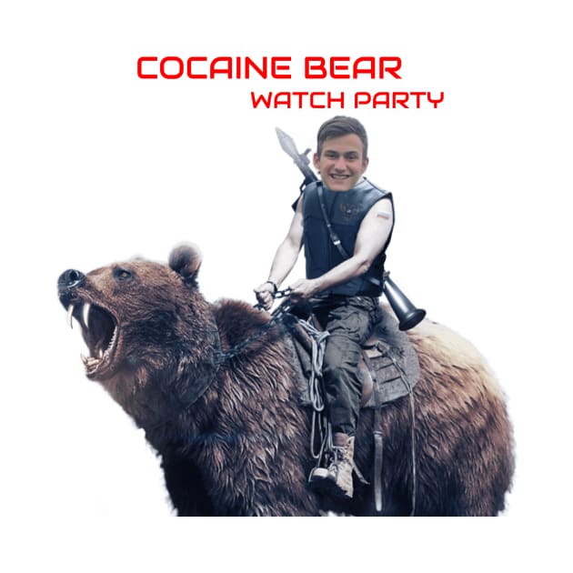 Cody Patzoldt Cocaine Bear Watch Party by Brady Merch Stores