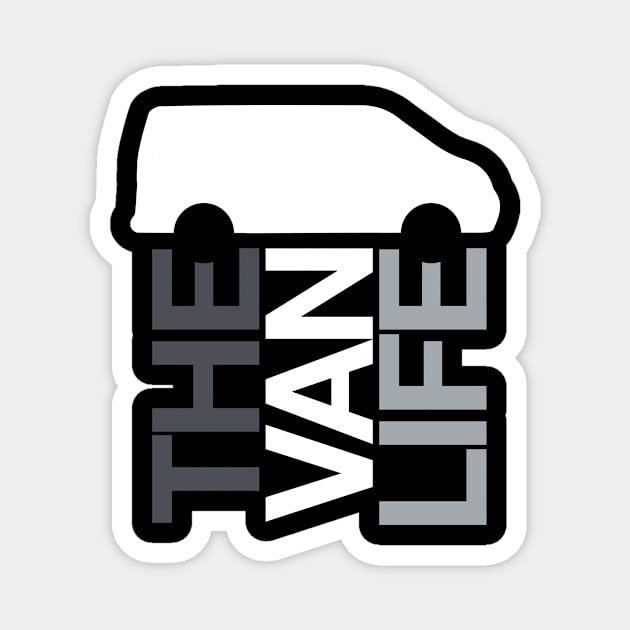 The Van Life Logo (tricolour) Magnet by The Van Life