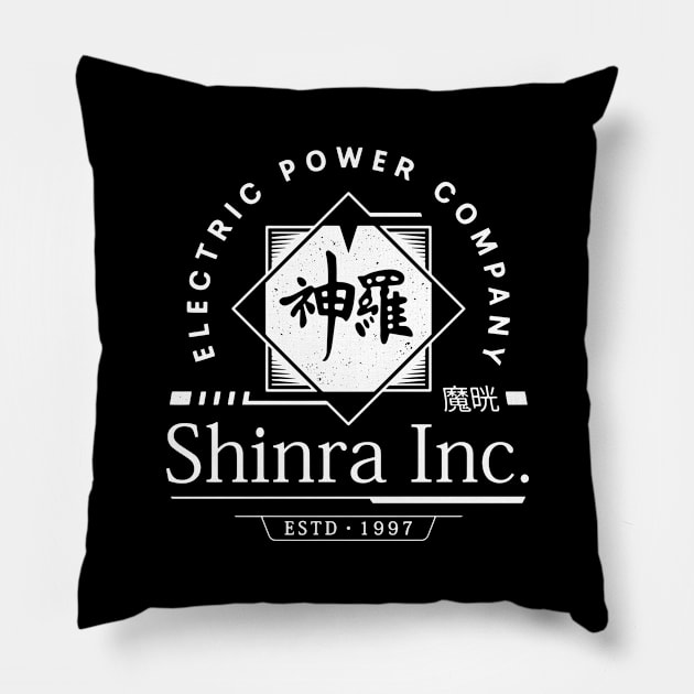 Shinra Inc Crest Pillow by Lagelantee