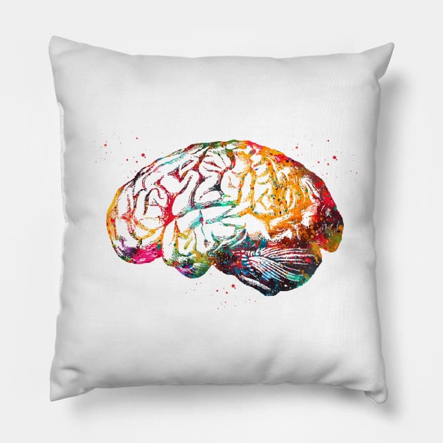 Human Brain Pillow by erzebeth