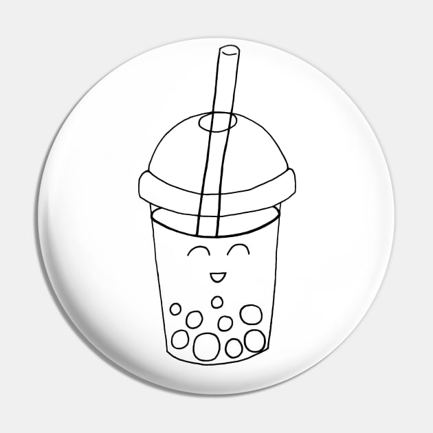 Bubble Tea Pin by Sloth Station