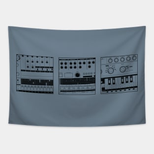 Drum Machine, Drum Machine, Bass Machine Tapestry