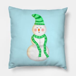 Cute Snowman Pillow