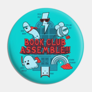 Book Club Assemble! Pin