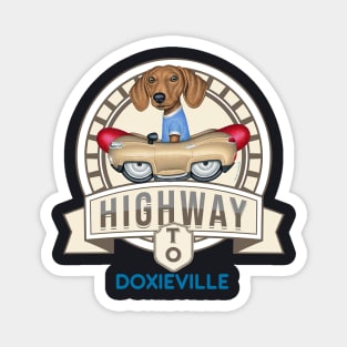 Highway to Doxieville Magnet