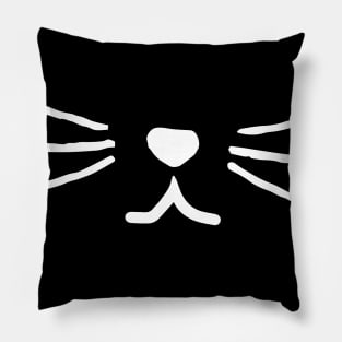 Chic Kitty Cat Whiskers Pillow